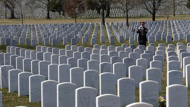 El Cementerio Nacional de Arlington en Arlington, Virginia.