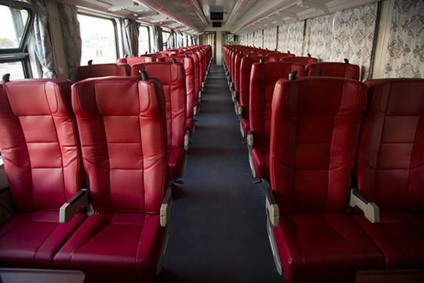 Interior de los nuevos coches de pasajeros. (CUBADEBATE)