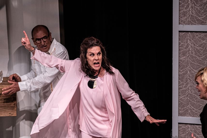 Puesta en escena de Un dios salvaje, dirigida por Larry Villanueva.&nbsp;