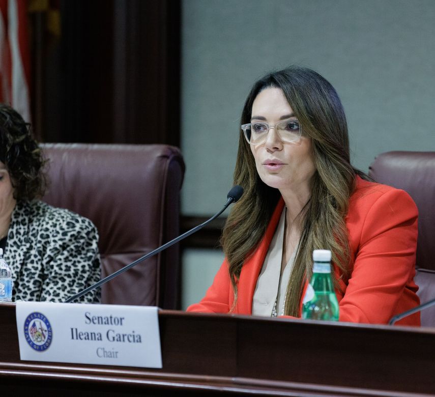 La senadora estatal Ileana García representa al Distrito 36.