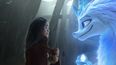 Los personajes animados de Raya, a la izquierda, y la dragona Sisu en una escena de la nueva película de Disney Raya and the Last Dragon (Raya y el último dragón). Los cines que reabrieron en la ciudad de Nueva York este fin de semana no tuvieron una buena recaudación.
