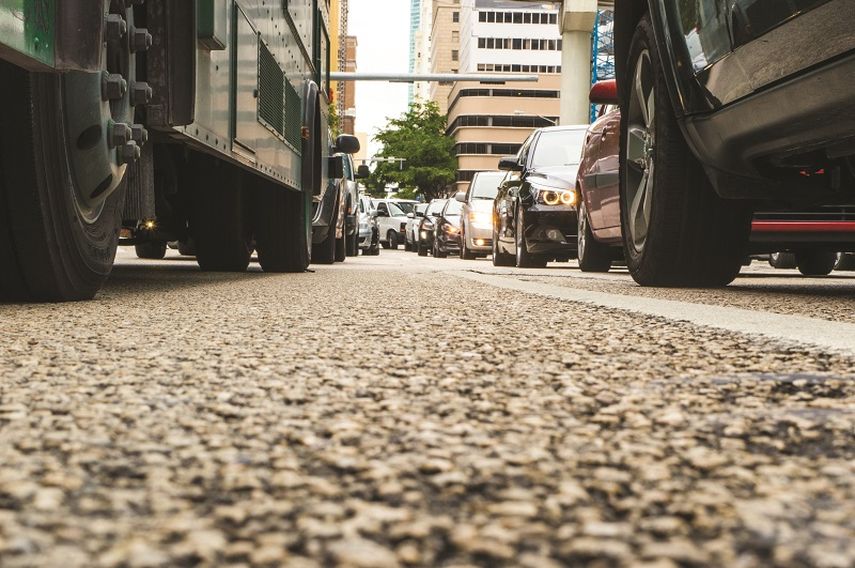 El centro financiero de la ciudad es un lugar cada vez más caótico. (JJBLANCOH)