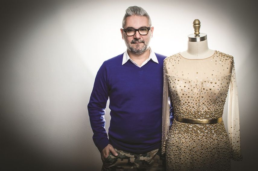 “Gionni Straccia necesita crecer como firma. Ya en Venezuela sentí que llegué al tope, a donde tenía que llegar. Y la mejor plaza para expandirme internacionalmente era Miami”, expresó el diseñador de moda Gionni Straccia. (JJ BLANCO). 