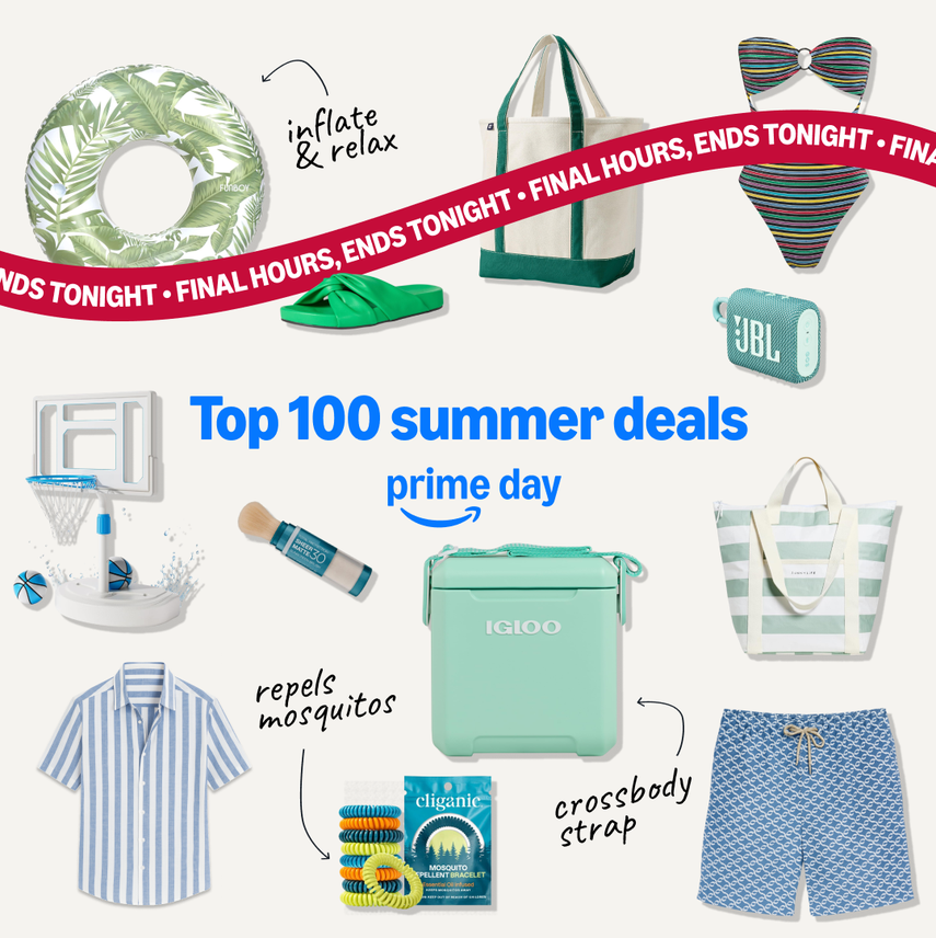 El Prime Day tiene ofertas en artículos para el verano.