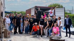 Los voluntarios fueron parte esencial para el éxito de la jornada filantrópica en Miami.