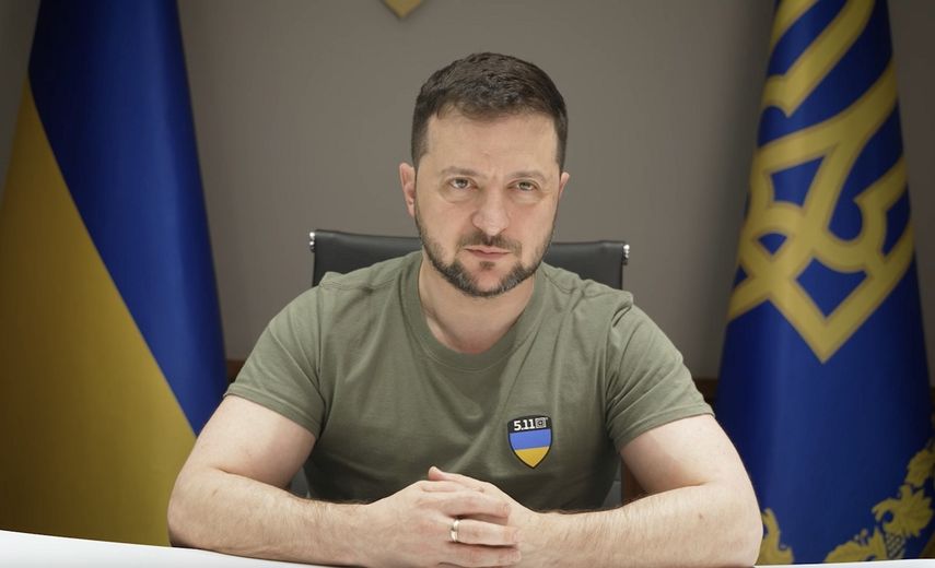 Volodimir Zelenski, presidente de Ucrania.&nbsp; &nbsp; &nbsp;