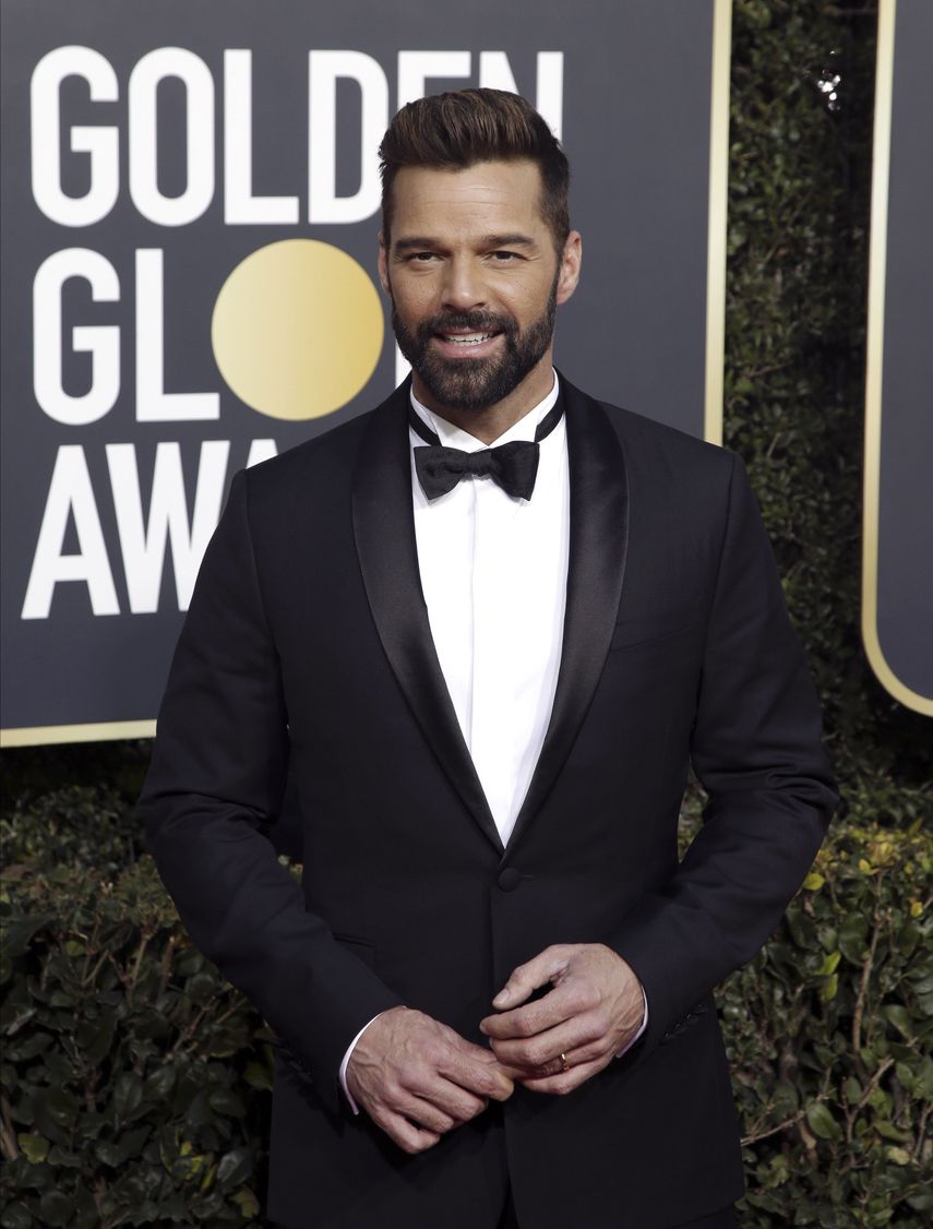 Ricky Martin a su llegada a la 76 edición de los premios Golden Globe.&nbsp;