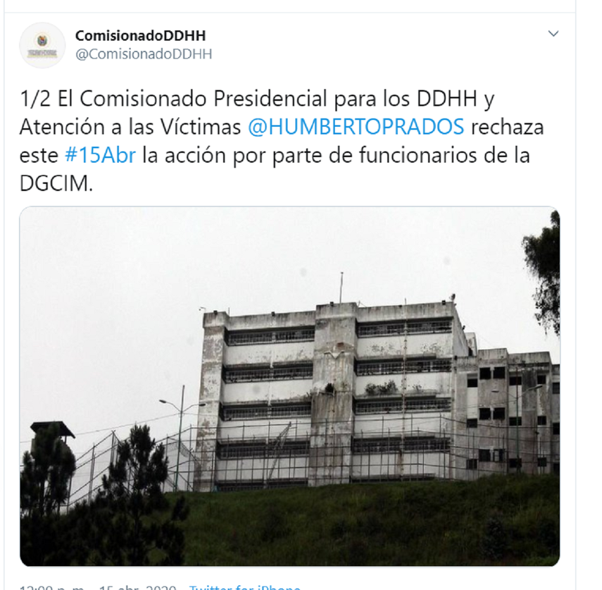 Fachada del penal de Ramo Verde.&nbsp;