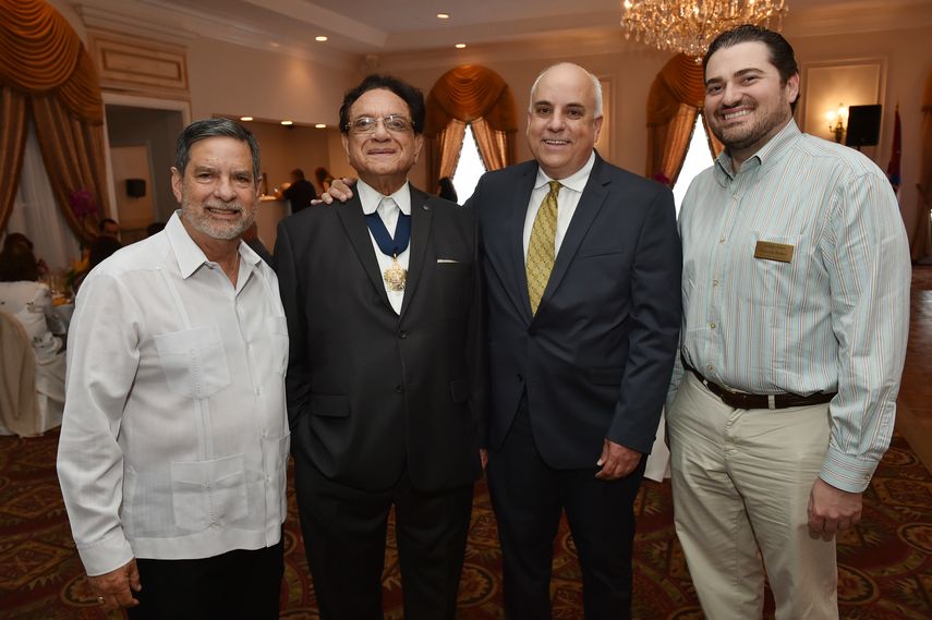 Ramiro Areses, Luis Conte Agüero, Antonio Verdugo y Alex Spicola Bokor.