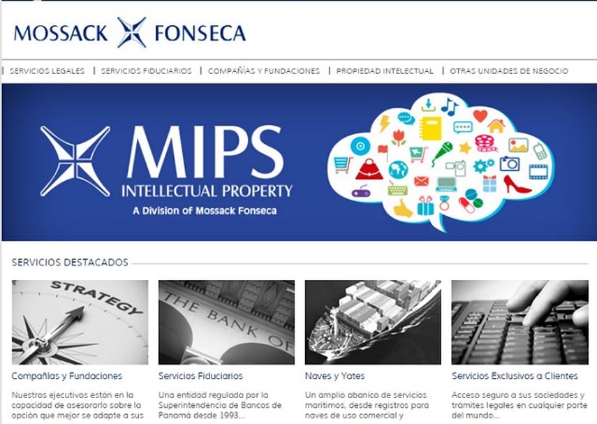 La firma de abogados panameña Mossack Fonseca ha sido investigada desde diversas partes del mundo, desde hace más de cinco años (CAPTURA DE PANTALLA/INTERNET)