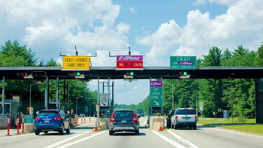 Peaje en la autopista Turnpike, en Florida. (Wikimedia)