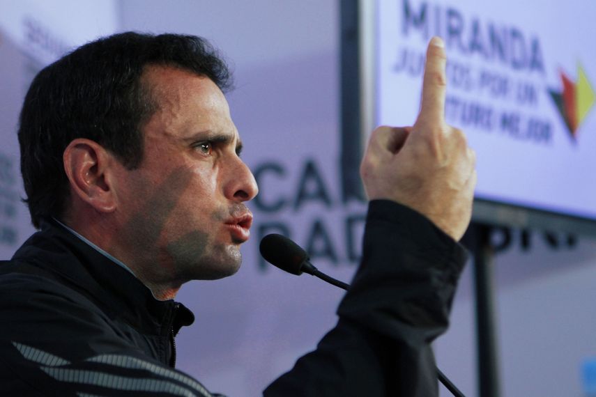 Henrique Capriles, líder opositor venezolano.