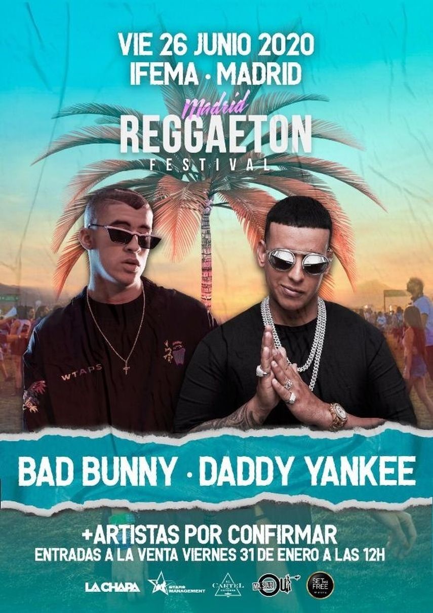 Este nuevo festival se celebrar&aacute; al aire libre el 26 de junio en IFEMA y ya hay dos figuras de relumbr&oacute;n confirmadas:&nbsp;Bad Bunny&nbsp;y&nbsp;Daddy Yankee.&nbsp;