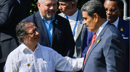 Nicolás Maduro, dictador de Venezuela y Gustavo Petro, mandatario de Colombia.&nbsp;