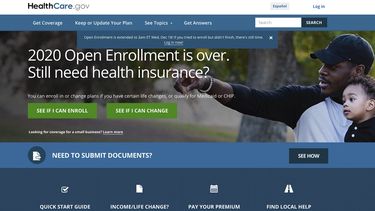 En esta captura de pantalla se muestra el sitio web de healthcare.gov. Más de 8 millones de personas se han inscrito para recibir el próximo año la cobertura de la ley de salud implementada a partir de la presidencia de Barack Obama. 