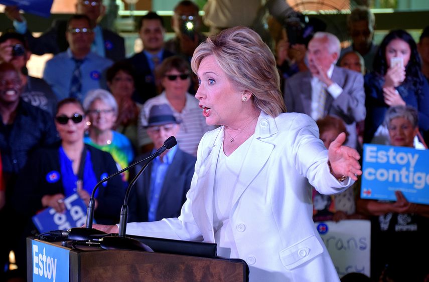 La exsecretaria de Estado y precandidata a las elecciones Presidenciales de EEUU en 2016, Hillary Clinton. (EFE)