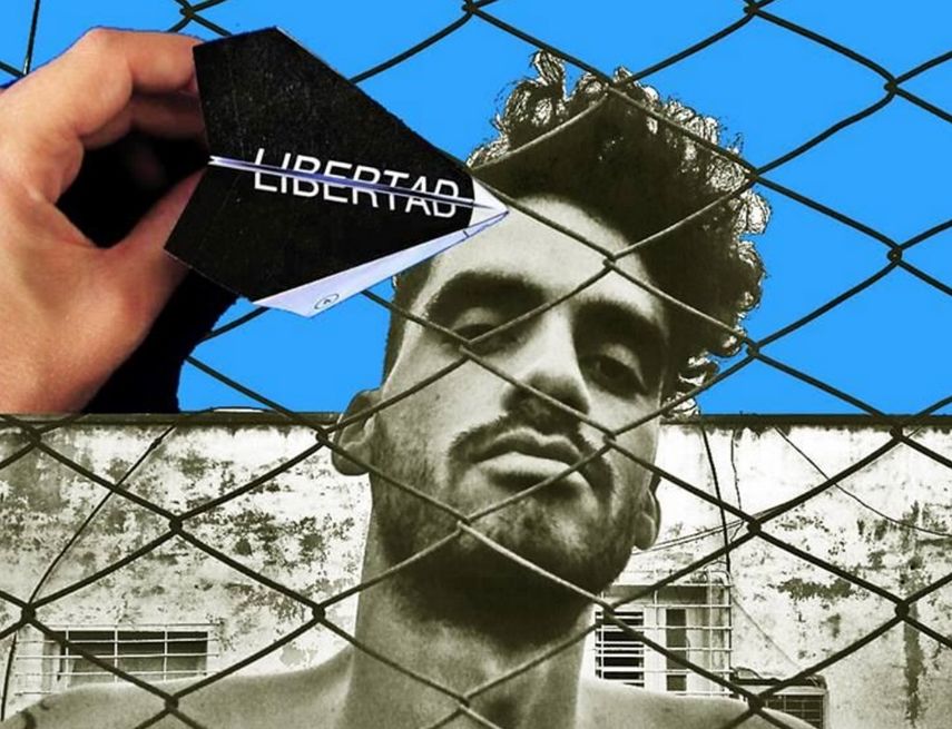 Imagen tomada del blog gabitos.com, uno entre tantos que reclaman la libertad de El Sexto (CORTESÍA)