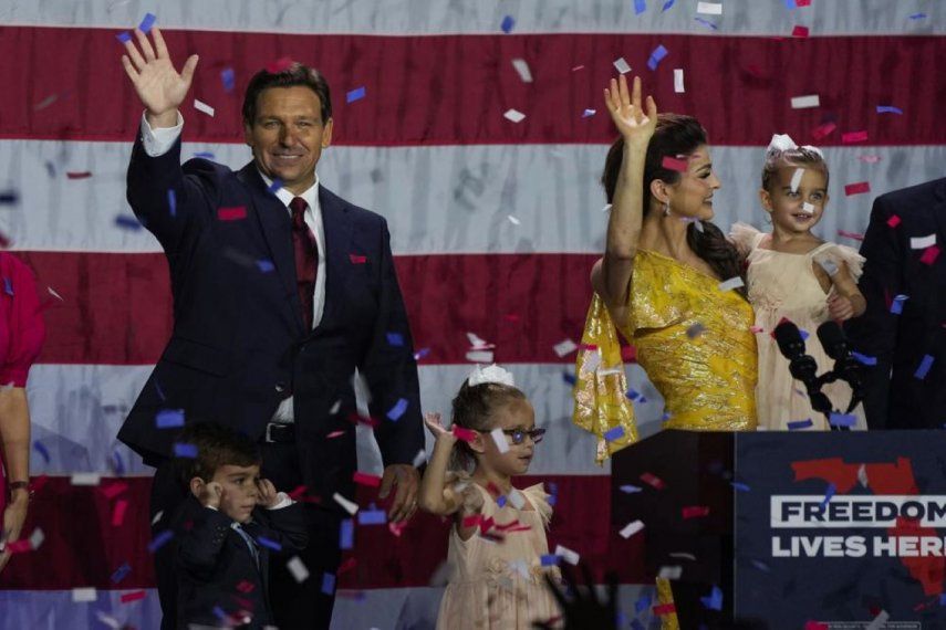 El gobernador Ron DeSantis