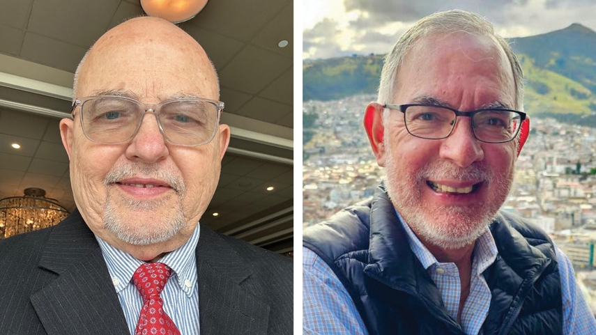 El analista político republicano Frank Rodríguez (izq.) y su par demócrata Javier Maza El analista político republicano Frank Rodríguez (izq.) y su par demócrata Javier Maza