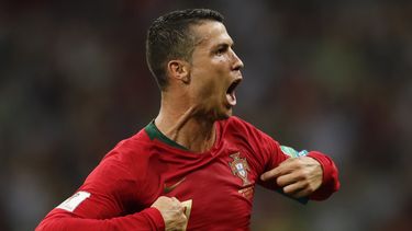 El portugués Cristiano Ronaldo, estrella en el Mundial.