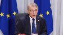 El presidente del Parlamento Europeo, David Sassoli, habla antes de un acto para firmar las Prioridades Legislativas de la UE para 2022, en el marco de una cumbre de la Unión Europea en Bruselas, el 16 de diciembre de 2021. El presidente del Parlamento Europeo, David Sassoli, habla antes de un acto para firmar las Prioridades Legislativas de la UE para 2022, en el marco de una cumbre de la Unión Europea en Bruselas, el 16 de diciembre de 2021.