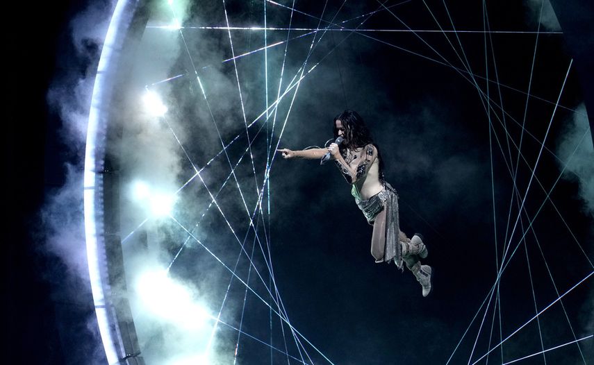 Katy Perry durante su presentación en los Premios MTV Video Music Awards el miércoles 11 de septiembre de 2024 en el UBS Arena de Elmont, Nueva York.