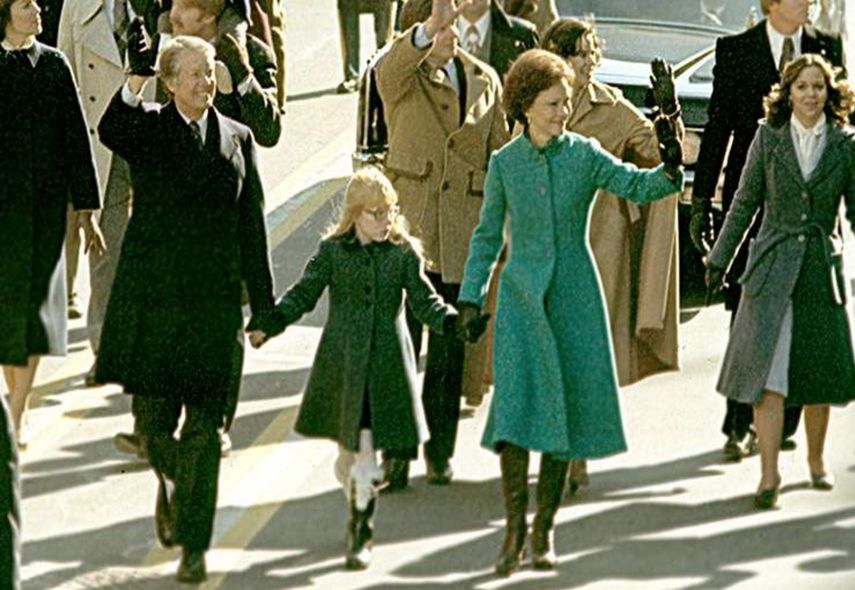 El primer desfiel a pie del Capitolio a la Casa Blanca lo hizo Jimmy Carter en 1977.