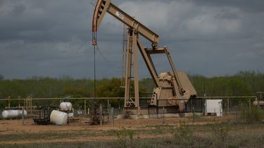 Un pozo de petróleo en Texas.