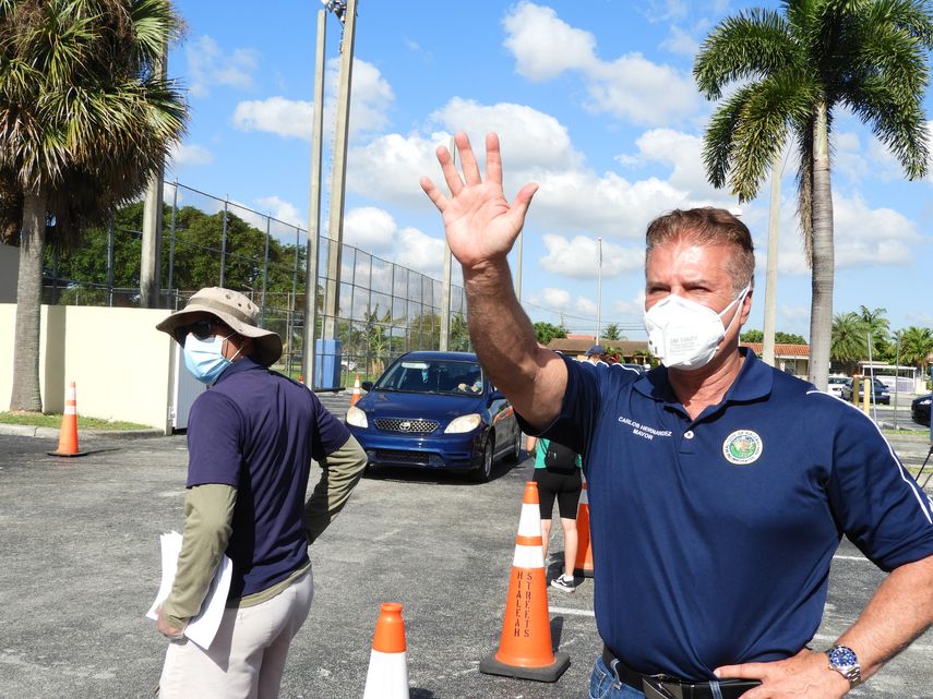 Carlos Hern&aacute;ndez, alcalde de la ciudad de Hialeah.&nbsp;
