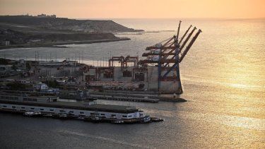 Vista general del puerto de La Guaira, Venezuela, el 20 de julio de 2024.&nbsp;