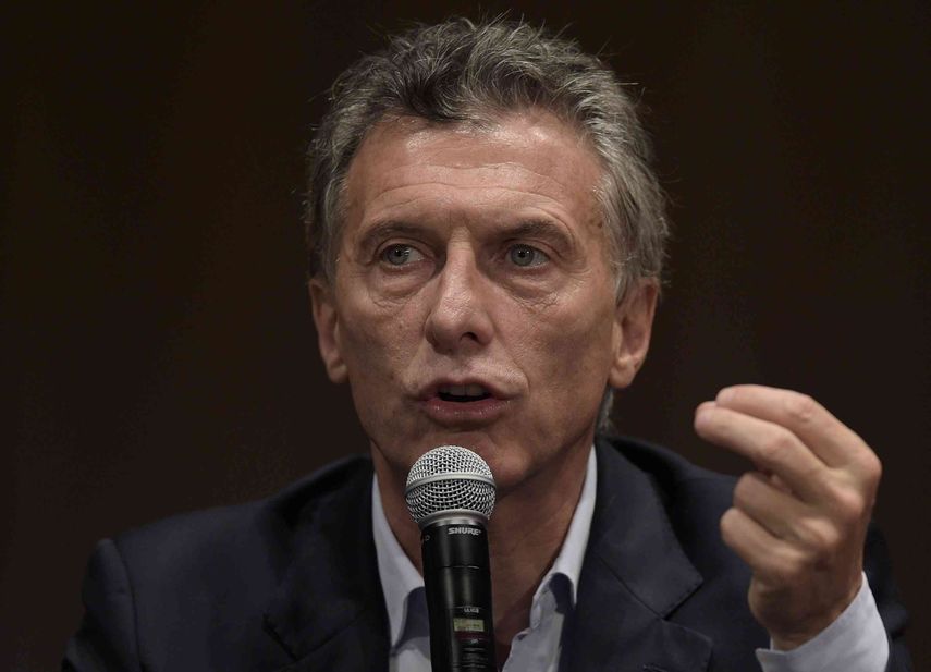 Presidente argentino, Mauricio Macri.