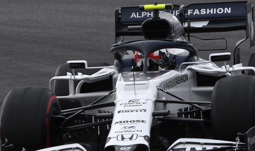 El piloto de AlphaTauri Pierre Gasly durante el Gran Premio de Portugal de Fórmula en el circuito de Algarve en Portimao, el domingo 25 de octubre de 2020