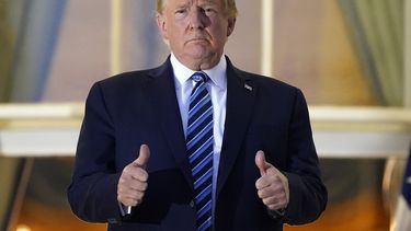 El presidente Donald Trump en la Casa Blanca.