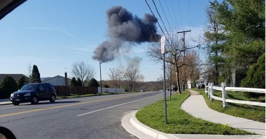 @KentARoberson fotografió el momento de la explosión y colgó la foto en su cuenta en Twitter.&nbsp;
