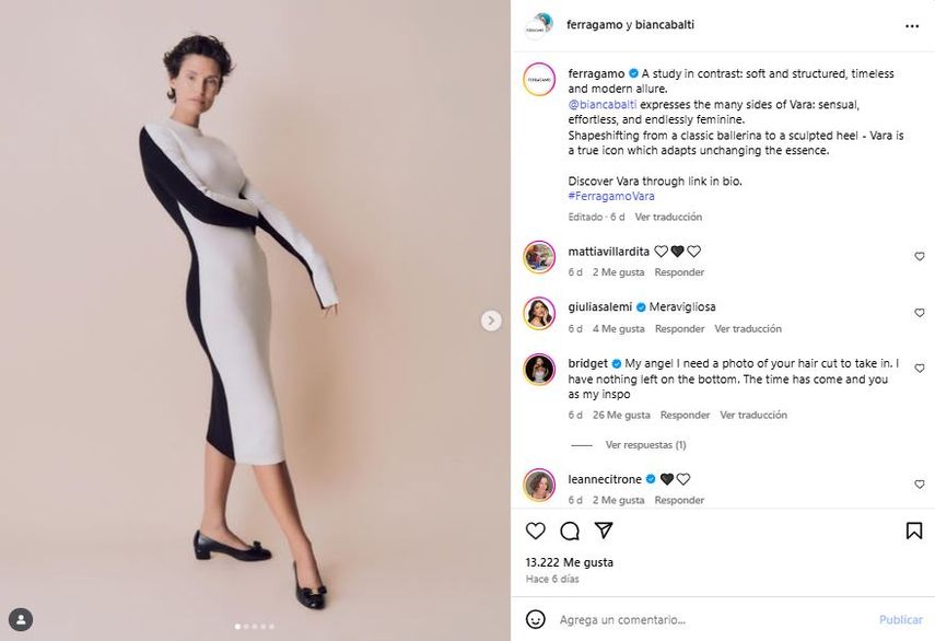 La modelo Bianca Balti.&nbsp;