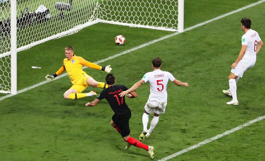Mandzukic anotó el tanto que lleva a su país a una final del mundo por primera vez en la historia.&nbsp;