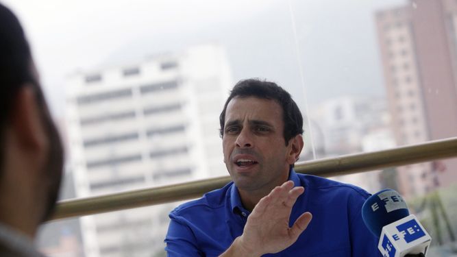 Henrique Capriles, líder opositor venezolano.