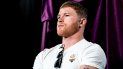 Canelo Álvarez durante una entrevista con The Associated Press, el martes 28 de junio de 2022, en Nueva York. Álvarez y Gennadiy Golovkin se enfrentarán por tercera vez, el 17 de septiembre de 2022, en Las Vegas. Canelo Álvarez durante una entrevista con The Associated Press, el martes 28 de junio de 2022, en Nueva York. Álvarez y Gennadiy Golovkin se enfrentarán por tercera vez, el 17 de septiembre de 2022, en Las Vegas.