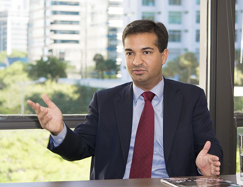 El legislador del partido Republicano Carlos Curbelo, autor del texto (GISELLE SANTALUCCI)
