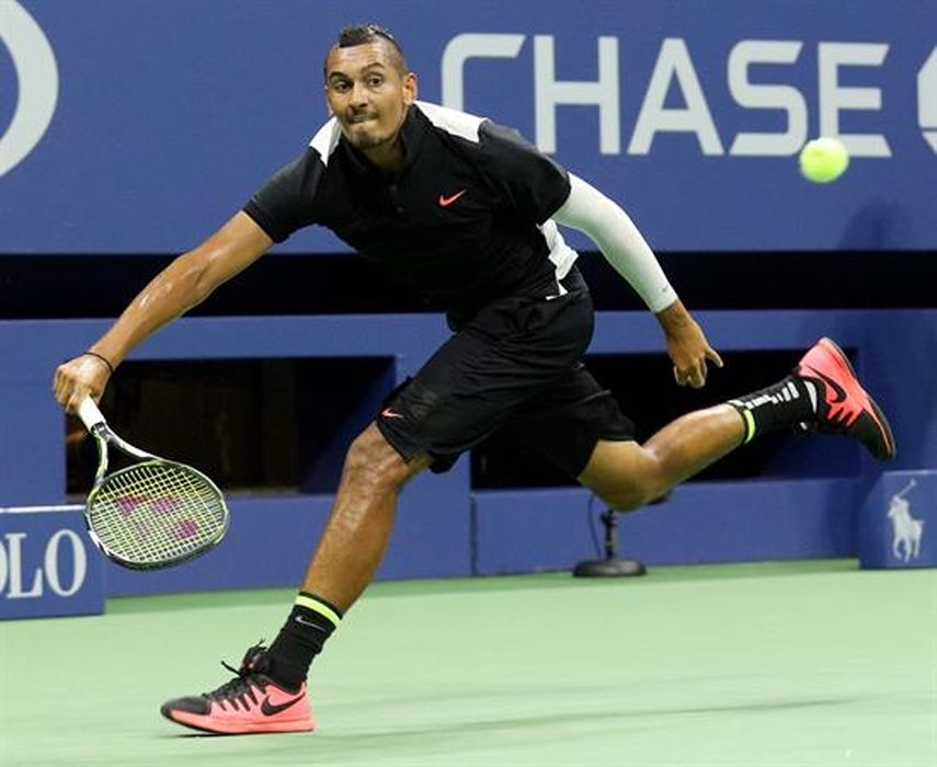Kyrgios no estaba listo para la serie de la próxima semana. (EFE)