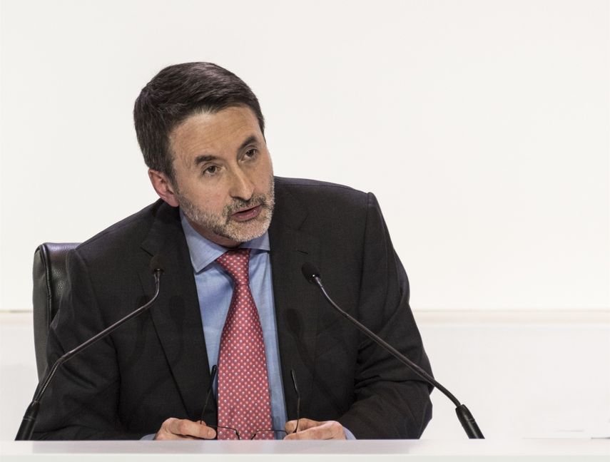 osu Jon Imaz en la junta general de accionistas de Respsol en 2017.&nbsp;