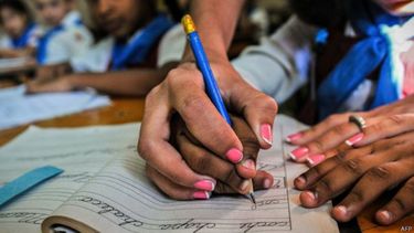 Una aula escolar en Cuba.&nbsp;