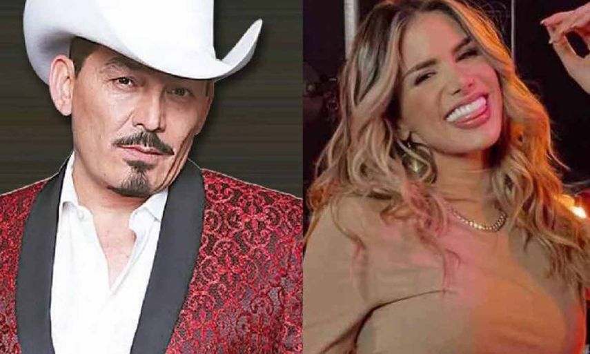 Collage del cantante José Manuel Figueroa y la animadora Marie Claire Harp.