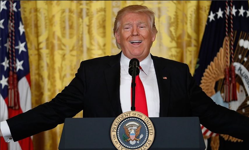 El presidente de los Estados Unidos Donald Trump.