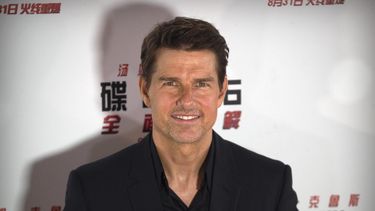 &nbsp;Tom Cruise posa en la alfombra roja de Mission: Impossible - Fallout en el Templo Imperial Ancestral en Beijing, China.&nbsp;