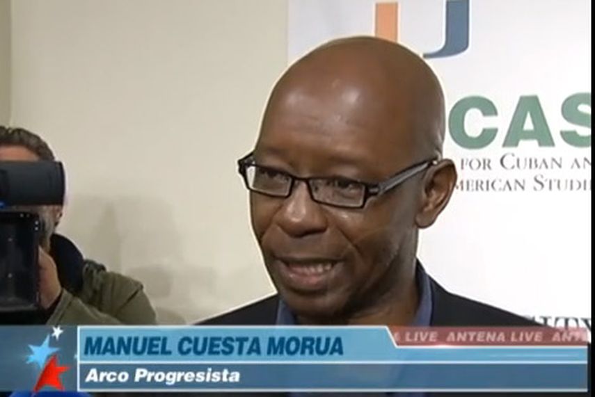 Manuel Cuesta Morua, uno de los activistas participantes. (CAPTURA MARTINOTICIAS.COM)