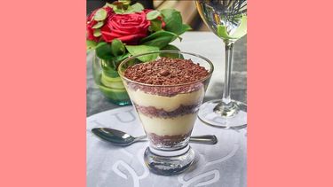 El tiramisú es uno de los postres recomendados para celebrar el día de San Valentín.