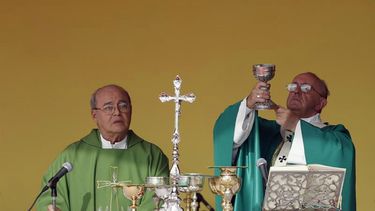 El papa Francisco ofició su primera misa en La Habana, Cuba.  (EFE) 