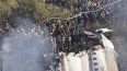 Escena de un avión de pasajeros accidentado en Pokhara, Nepal, el domingo 15 de enero de 2023 que dejó al menos 68 personas muertas.&nbsp;