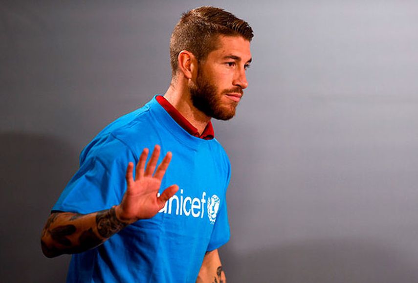 El jugador del Real Madrid tiene una agenda benéfica con niños de la mano de Unicef